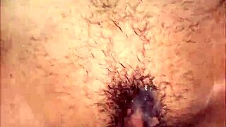 my hairy wife pussy got accidentally creampied twice by ricky