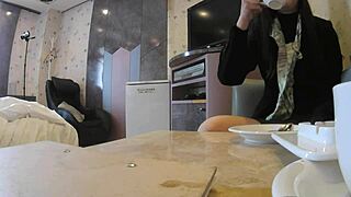 Daytime office lady indulges in steamy midday mating session