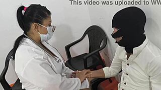 hot latina doctor rides patient cock wild in office 😈🔥 full sex vid