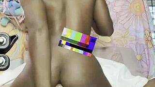 just casual couch banging with petite ebony midget