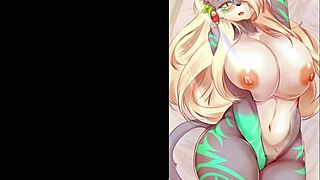 huge furry cat tits bounce in steamy compilation