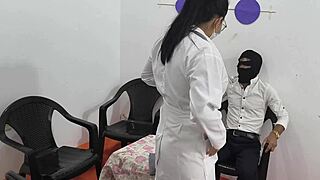 hot latina doctor rides patient cock wild in office 😈🔥 full sex vid