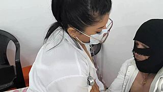 hot latina doctor rides patient cock wild in office 😈🔥 full sex vid