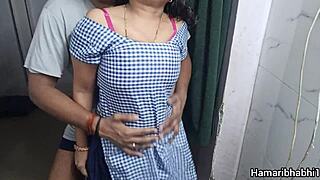 Desi bhabhi moans loudly as neighbor's big cock fucks her juicy ass in hot indian session