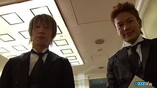 Two horny young sluts beg for cum in their dripping pussies