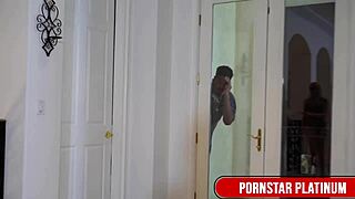 Blonde hoe LEYA FALCON gets HOLES WRECKED by ebony hunk KRIS KXXX