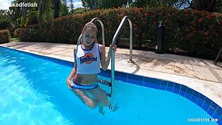 Lola Bunny's Petite Poolside Tease