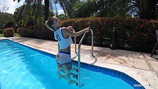 Lola Bunny's Petite Poolside Tease