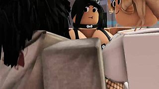 blonde brunette friends grope then ride cock hard