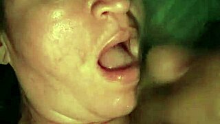 Colombian milf sucks cock deep and swallows every drop of cum amateur