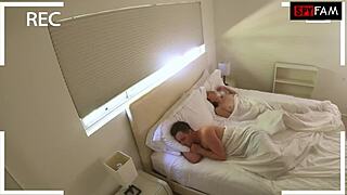 Lena Anderson settles sibling rivalry by draining his huge cock completely