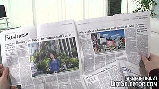 Intense teen POV anal riding with hard spanking action