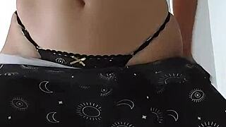 latina teen flaunts huge tits and ass boldly