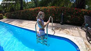 Lola Bunny's Petite Poolside Tease