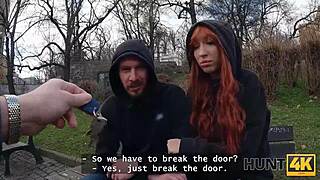 Hunt4k picks up big-titted redhead stranger for outdoor POV pussy pounding