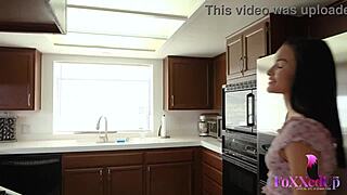 Hey, sexy plumber Jenna Foxx gets seduced by horny lesbian Eden Sin's big tits