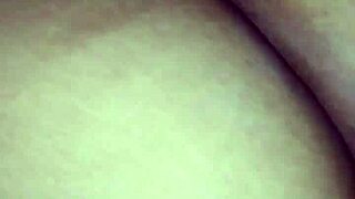 Fat Ebony Milf Ass Bent Over for Creampie Doggystyle