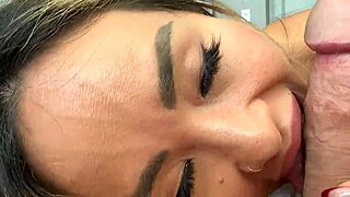 Sweet Asian beauty tempts with taboo morning sex and creampie fantasy