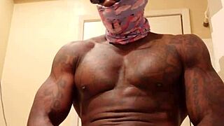 hallelujah johnson worships that massive black hairy cock