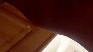 sheer fabric highlights fingering and open spreading view