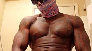 hallelujah johnson worships that massive black hairy cock