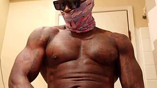 hallelujah johnson worships that massive black hairy cock