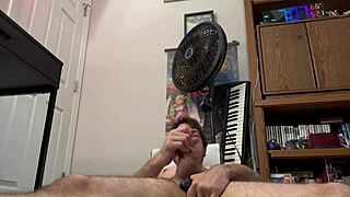 jeffrey jaxxon prostate massager fuck after shower cumshot closeup