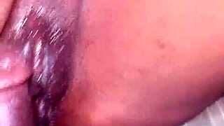 raw he cums all over my swollen pussy and big tits creampie style