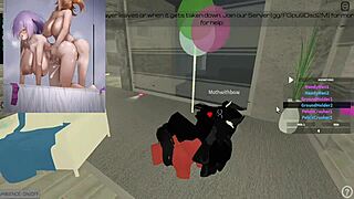 moth's tight hole stretched wide by massive futa cock drilling deep inside