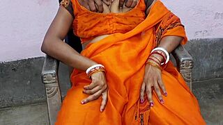 Hot skinny village girl full nude suhagrat pussy pounding on ranch!