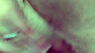 i watch this babe with glasses finger her wet pussy in bathtub
