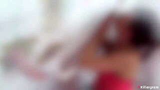 Alice Cash returns for gloryhole blowbang swallowing loads from cum team