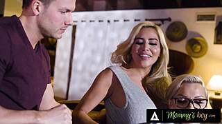 Hung Stud Fucks Wild Milfs Kenzie Taylor and Caitlin Bell