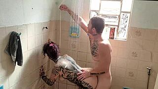 Fucking Wet Pussy In Hot Shower