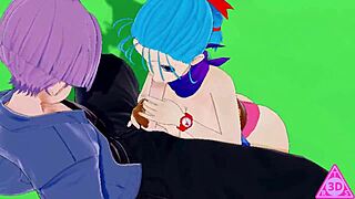 Bulma Dragon Ball Hentai Trunks Sex Blowjob Handjob Cumshot Uncensored