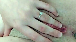i watch this babe with glasses finger her wet pussy in bathtub