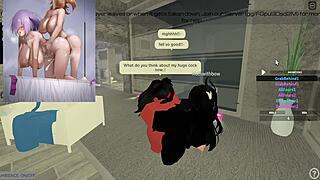 moth's tight hole stretched wide by massive futa cock drilling deep inside