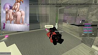 moth's tight hole stretched wide by massive futa cock drilling deep inside