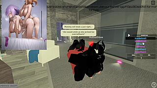 moth's tight hole stretched wide by massive futa cock drilling deep inside