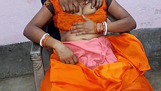 Hot skinny village girl full nude suhagrat pussy pounding on ranch!