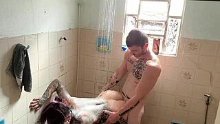 Fucking Wet Pussy In Hot Shower