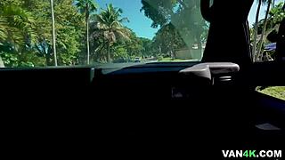 tony rubino pounds kourtney kai's shaved pussy on bus