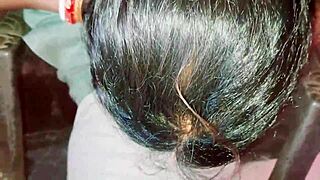 boss blackmails asian babysitter into creampie anal in tiny hut