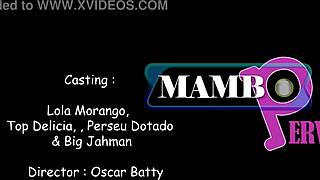 Lola Morango's Brazilian Blonde Ass Takes Triple DAP Anal