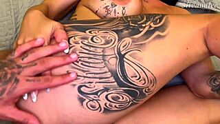 Big dick guy pounds busty latina milf pussy in front of cuckold husband