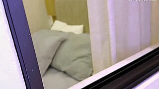 Big dick guy pounds busty latina milf pussy in front of cuckold husband