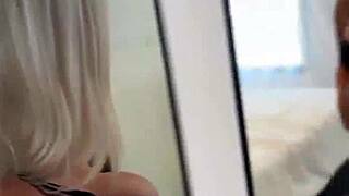 summer mallorca tease: busty blonde cameron cohen's wet pussy grind!