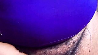 naughty latina bbw fingers fat hairy pussy to squirting orgasm