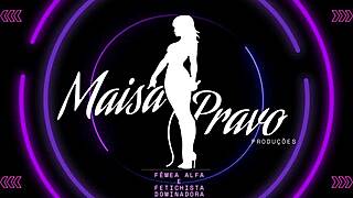 maisa pravo smokes spits humiliates feet joi latex