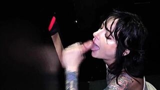 swallow all nine loads from gloryhole cocks fuck yeah